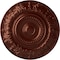 Ekena Millwork Biddix Ceiling Medallion (Fits Canopies up to 7 1/2"), 20 7/8"OD x 1 1/4"P, Antique Copper CM20BXACS - alternate 1